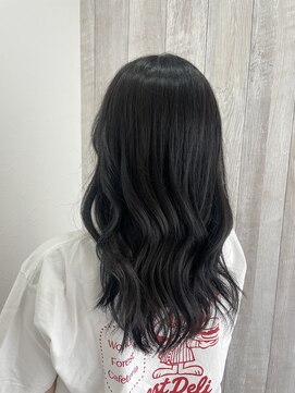 シエル 立川店(CIEL) ブルーブラック×ロング【CIEL×maki】