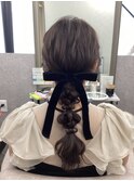 リボン編みおろし