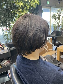 シェル 吉祥寺(shell) グレージュカラー/ボブウルフ/黒髪/ココアベージュ