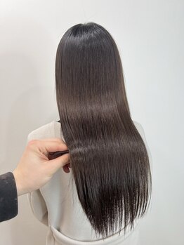 ニコ トウキョウ 渋谷(nico TOKYO)の写真/厳選されたダメージレスな薬剤を使用！髪質改善でこれまでにないもっと“綺麗”な美髪に―。