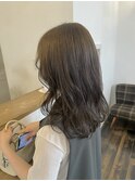 オリーブカラー/透明感カラー/ブリーチなし