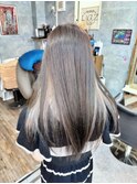 インナーホワイトベージュ × アメジストグレー
