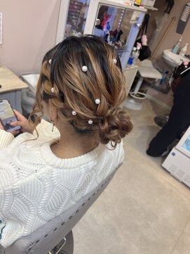 プーペ(pupe) 下目アップ　パールピン