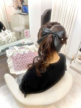 リアン 八幡筋店(lien) あみかちゅ×サイドポニー♪