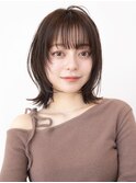 韓国レイヤー顔周りカット透明感カラー髪質改善艶髪シースルー
