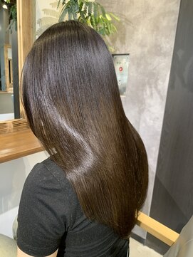 ウィート(wheat) ブリーチ毛×髪質改善トリートメント