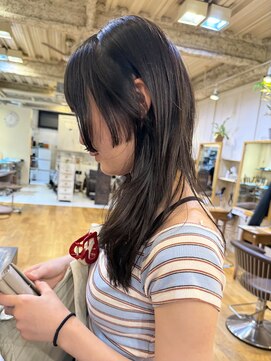 マッシュ 北堀江(MASHU) 【似合わせカット 松本】姫カット×軽めレイヤー