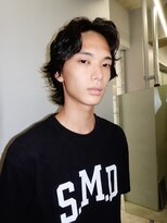 メンズレコ 渋谷(MEN'S LECO)&nbsp;センターパートニュアンスパーマ