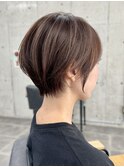 丸みショート ショートヘア ショートボブ 奈良市 田村梨乃