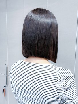 ロンド ロワール 門前仲町(Lond Loire) ボブショートボブ縮毛矯正ベージュグレージュ門前仲町