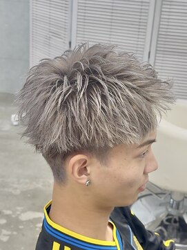 エデアンホンテン メンズサロン(EDEAN 本店 （旧：EDEAN 上通）) スパイキーショート ハイトーンスパイキー 熊本メンズカット