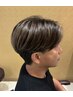 【メンズ限定】カット+ハイライトカラー(オンカラーあり)