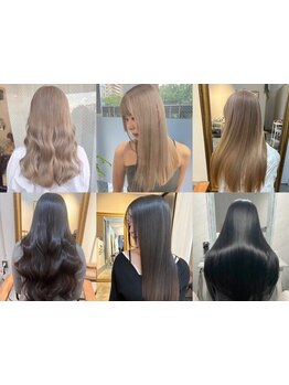 外国人風カラーやグラデーションカラーもお任せ☆経験豊富なスタイリストの高技術で理想の髪色を叶えます♪