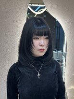 ジーナ センター北(Zina)&nbsp;ミディアムレイヤー×ブルーブラック