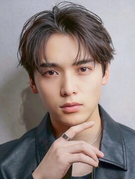 MEN'S HAIR BLEACHi 四日市店【メンズ ヘア ブリーチ】 《BLEACHi》シースルーセンターパート【numberA.×BLEACHi】