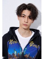 メンズサロンドットリアン(dot. lien)&nbsp;ルーズツイストスパイラルパーマ前下がりセンターパート