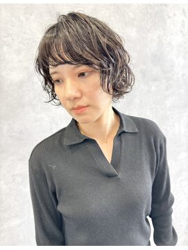 モアナ バイ ヘッドライト 松山(Moana by HEADLIGHT) Moana【松山】#ショートボブ#ニュアンスパーマ#小顔魅せ