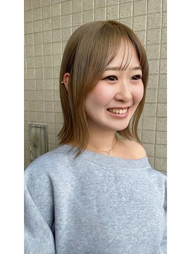 イツモノトコロ(kami to zakka) 【イツモノトコロ】ヘーゼルベージュボブ