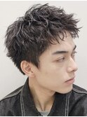 大分メンズパーマルーズショートアクティブショートツイスパ緩め