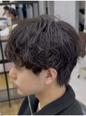 リバースセンターパート/ニュアンスパーマ/ダウンバング/錦糸町
