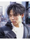 men's hair/波巻きツイストスパイラル/ニュアンスパーマ