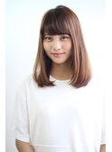 セミディ×大人可愛い×ナチュラルストレート