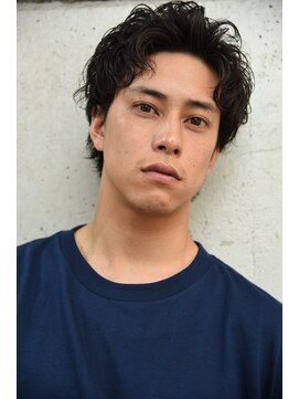 ユノ(juno) 大人メンズショートパーマ [刈り上げ イメチェン ネープレス]