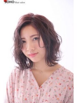 ヘアメイク アンリ 宮崎台店 大人可愛いノーバングボブ(宮崎台)