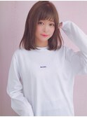 【CIENA】秋冬抜け感パールグレージュ