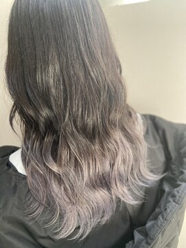 ルー(loup) グラデーション/ホワイトグレージュ/シルバーグレージュ