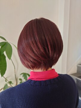 ライズバックステージ(RIZE back stage) グラデーションボブ ピンクブラウン