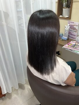 コアフィールフィス(COIFFURE fils) 《見附　今町》M3Dストレート　美髪　セミロング