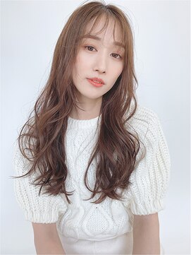 ルービック 難波(Rubik's) 韓国くびれヘア/透明感オリーブグレージュ