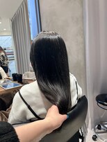 ヘアサロン ガリカ 表参道(hair salon Gallica) 【miko】艶髪クリアブラック/自然な地毛風カラー/暗髪ロング