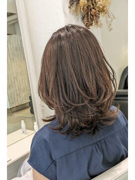 ファイブボックスヘアー 広島(five vox hair) エイジングケアカラー　大人ミディアム