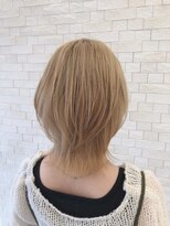 ヘアーオアシス 太田店(Hair OASIS)&nbsp;ハイトーン◎ミディアムウルフ