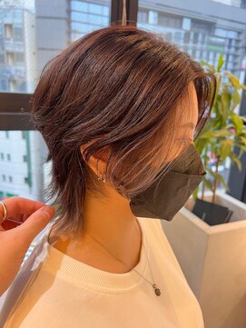 ジーナ 船橋(Zina) 大人かわいい20代30代40代小顔ショコラベージュ１Zina船橋