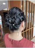 ボブヘアセット／結婚式／結婚式セット／倉敷