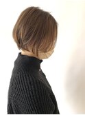 ◎くびれショート/オリーブカラー/大人ショート/ショートボブ◎