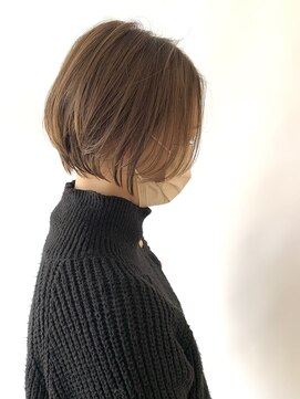 ヘアデザイン ファブロ(hair design FABRO.) ◎くびれショート/オリーブカラー/大人ショート/ショートボブ◎