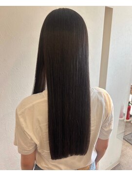エヌアンドエー 春日部東口店(hair shop N&A) 夏のうねり対策にうる艶綺麗な髪質改善Tr+ストレート