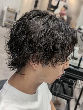 プルーブトウキョウ 渋谷(PROVE TOKYO) メンズマッシュ　波巻きスパイラルパーマ