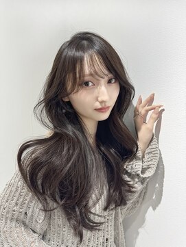 ハピネス 梅田茶屋町店(HAPPINESS) 韓国ヘア/レイヤー/顔まわりカット/ブリーチなし/グレージュ