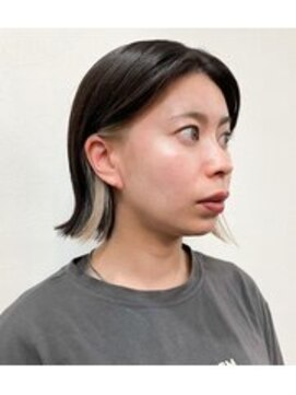 アリ 葛西店(ALi) ホワイトベージュ イヤリングカラー|葛西髪質改善|葛西カラー