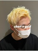 メンズハイトーンショート