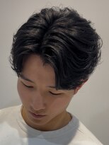 フィフスパーク(fifth PARK) 渋谷フェザーパーマニュアンスパーマセンターパート緩め20代