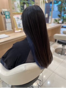 アッシュ 行徳店(Ash) インナーカラーブルー