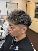 スペインカール×ハイライトメッシュ