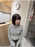 黒髪ボブ