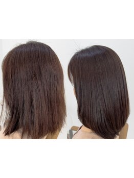 再現性の高い髪質改善メニューで、髪のお悩みを解決します◎憧れのサラ艶ストレートが叶う♪